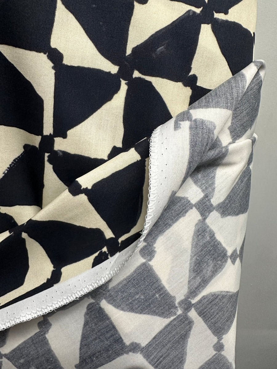 Italian Check Print Cotton - L'Etoffe Fabrics LLC