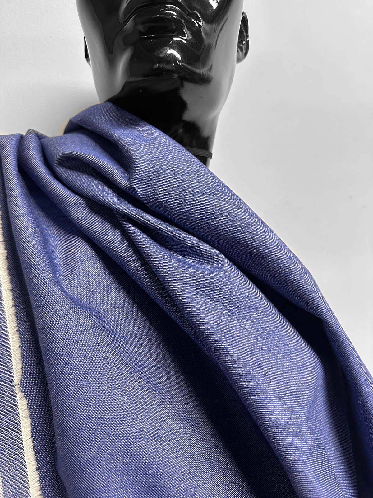 Italian Cobalt Lightweight Denim - L'Etoffe Fabrics LLC