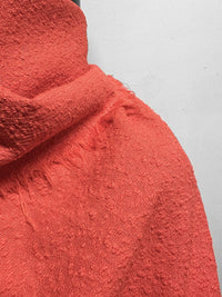 Italian Coral Bouclé Cotton Linen Coating - L'Etoffe Fabrics LLC