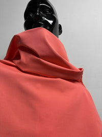 Italian Coral Cotton Chino Twill - L'Etoffe Fabrics LLC