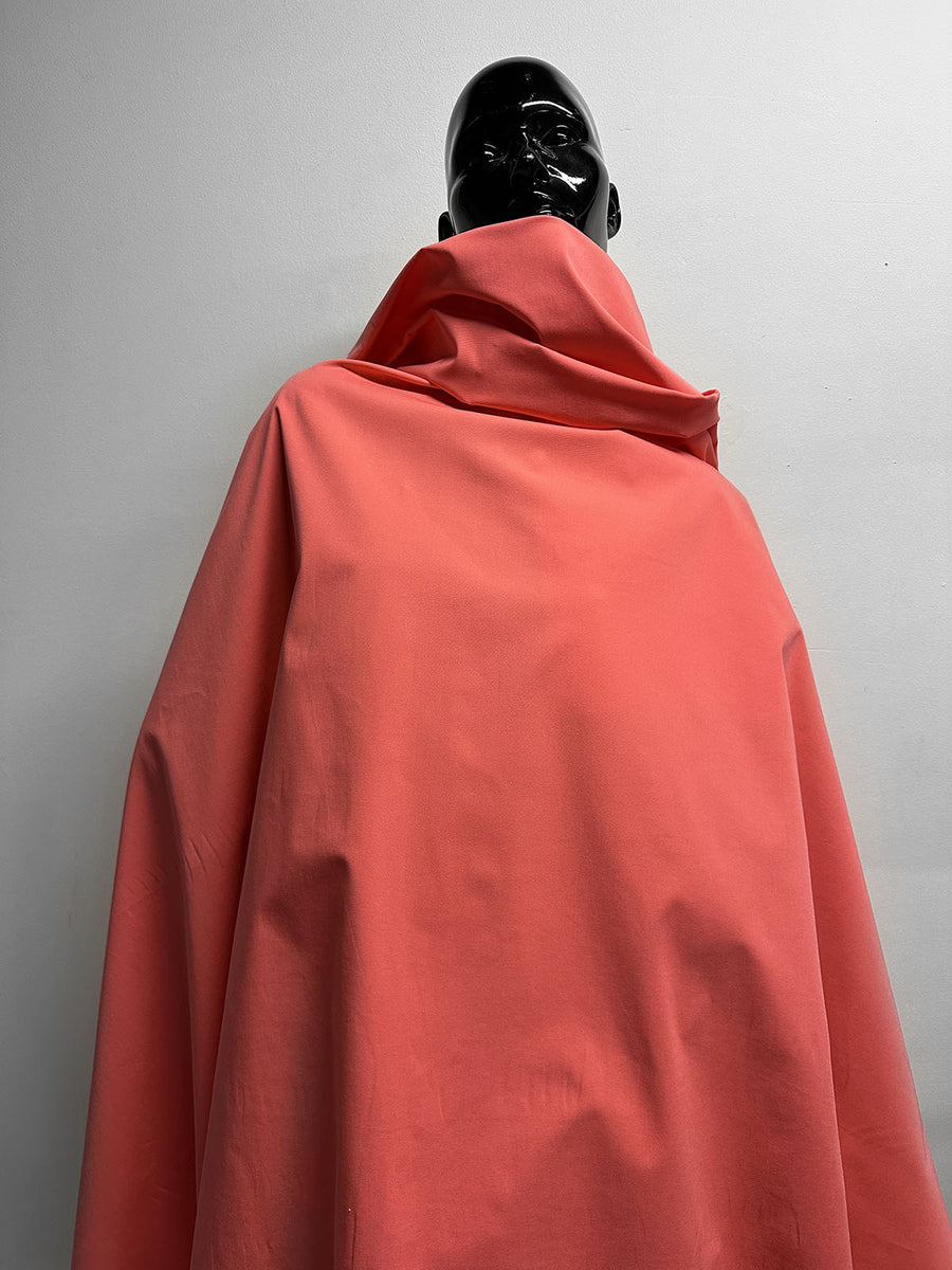 Italian Coral Cotton Chino Twill - L'Etoffe Fabrics LLC