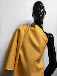 Italian Cotton Linen Selvedge Denim - Marigold - L'Etoffe Fabrics LLC