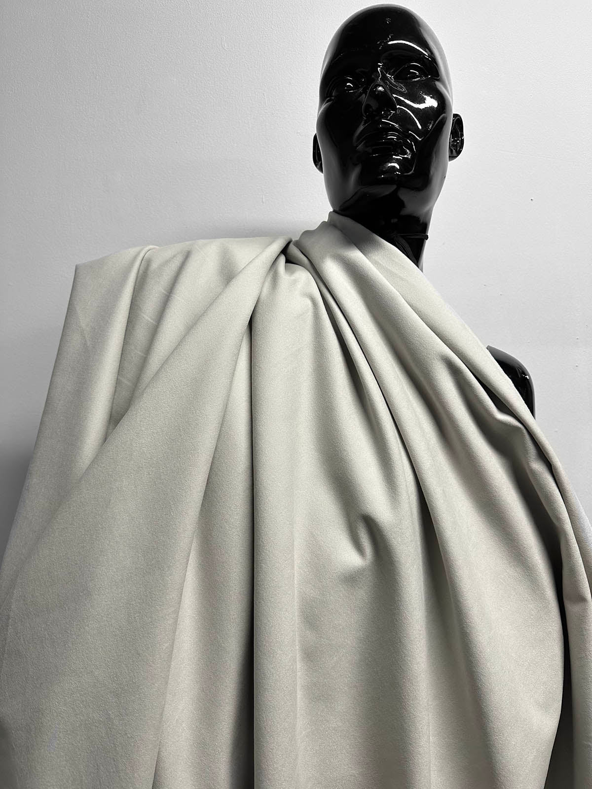 Italian Cotton Moleskin in Marble - L'Etoffe Fabrics LLC