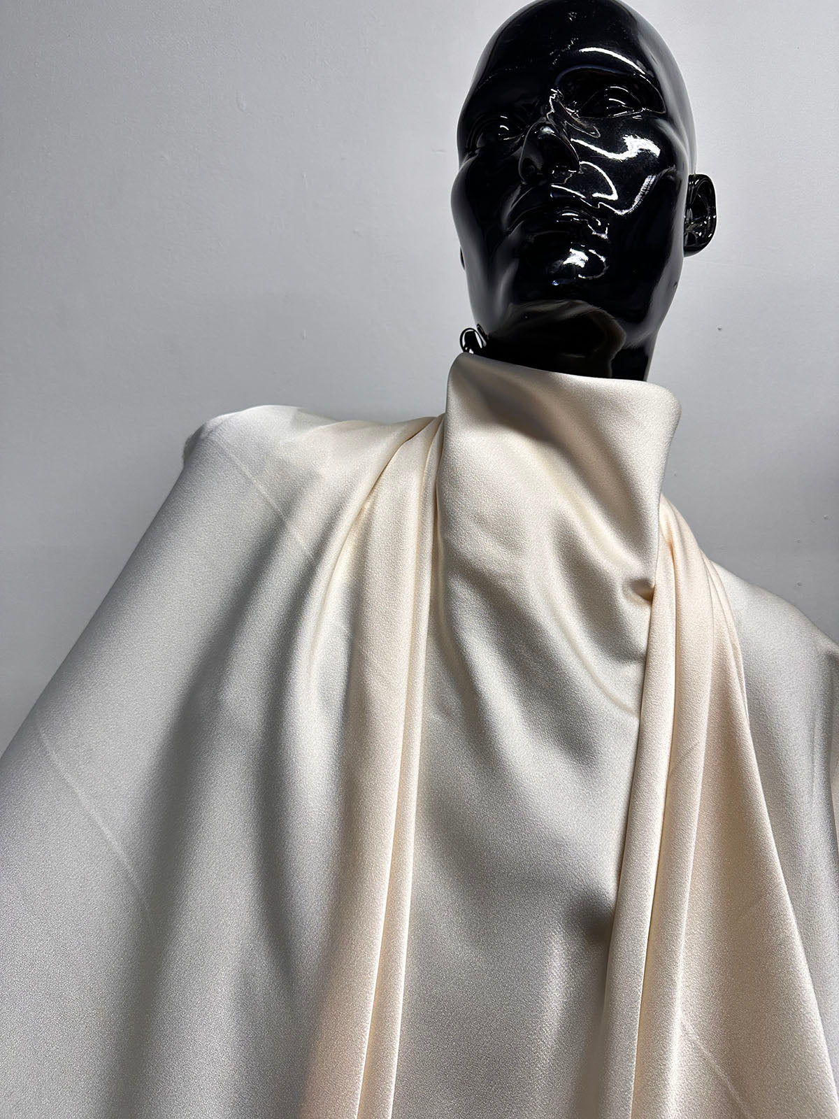 Italian Couture Bridal 4 Ply Satin Back Crepe Poly - L'Etoffe Fabrics LLC