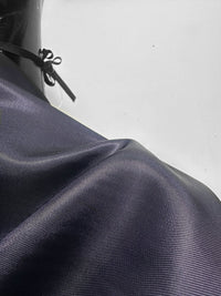 Italian Cupro Iridescent Twill Lining - Navy - L'Etoffe Fabrics LLC