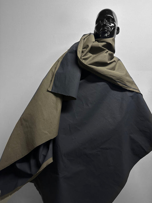 Italian Designer Cotton Linen Raincoat Fabric - L'Etoffe Fabrics LLC