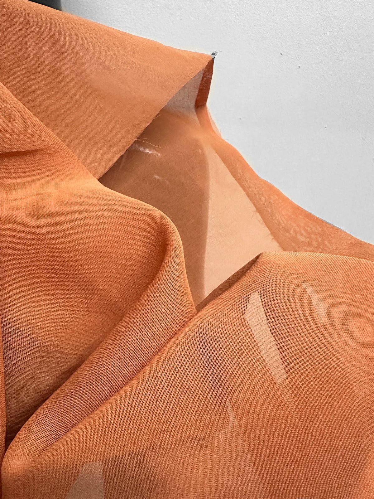 Italian Designer Extra Special Finish Cotton Fashion Organdy - Melon - L'Etoffe Fabrics LLC