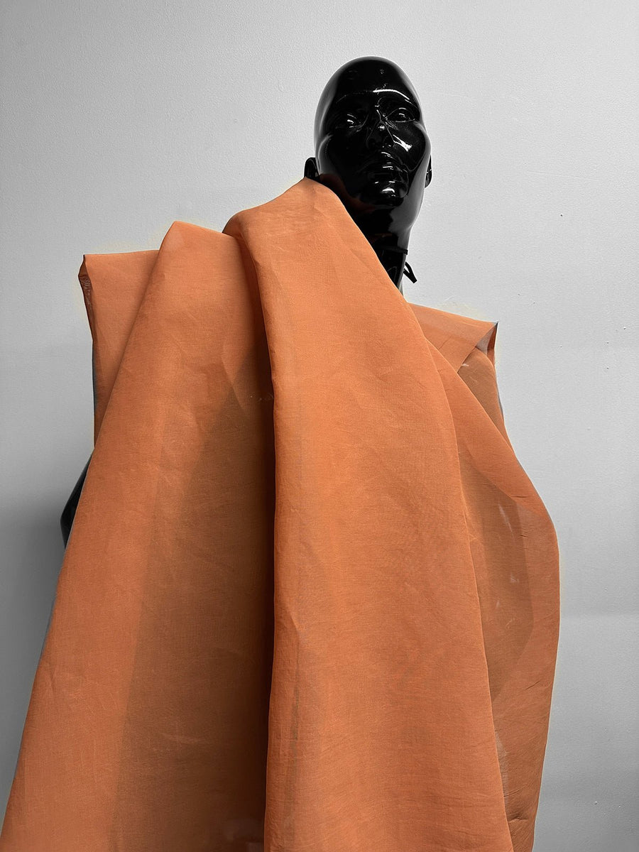 Italian Designer Extra Special Finish Cotton Fashion Organdy - Melon - L'Etoffe Fabrics LLC