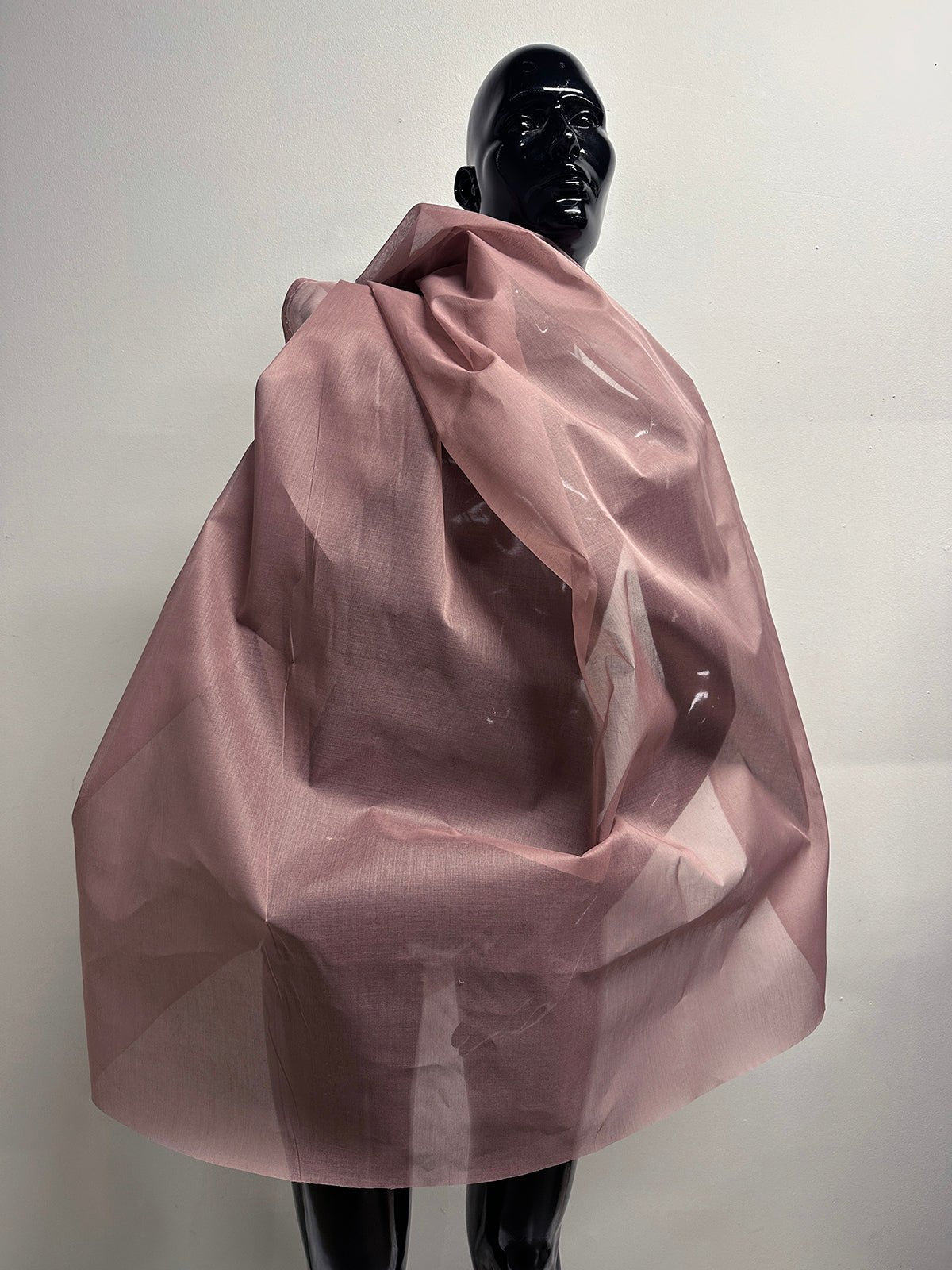 Italian Designer Mauve Cotton Organdy - L'Etoffe Fabrics LLC