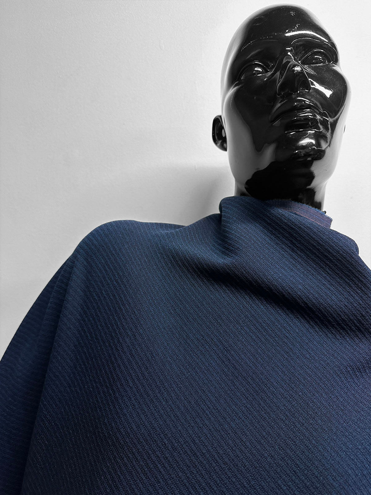 Italian Diagonal Weave Tropical Royal Blue - L'Etoffe Fabrics LLC