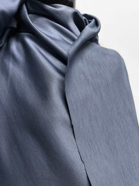 Italian Doube Weave Wool Cotton Heather Knit - Sharkskin - L'Etoffe Fabrics LLC