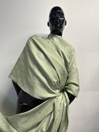 Italian Feather Jacquard in Sage - L'Etoffe Fabrics LLC