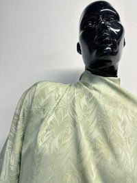Italian Feather Jacquard in Sage - L'Etoffe Fabrics LLC