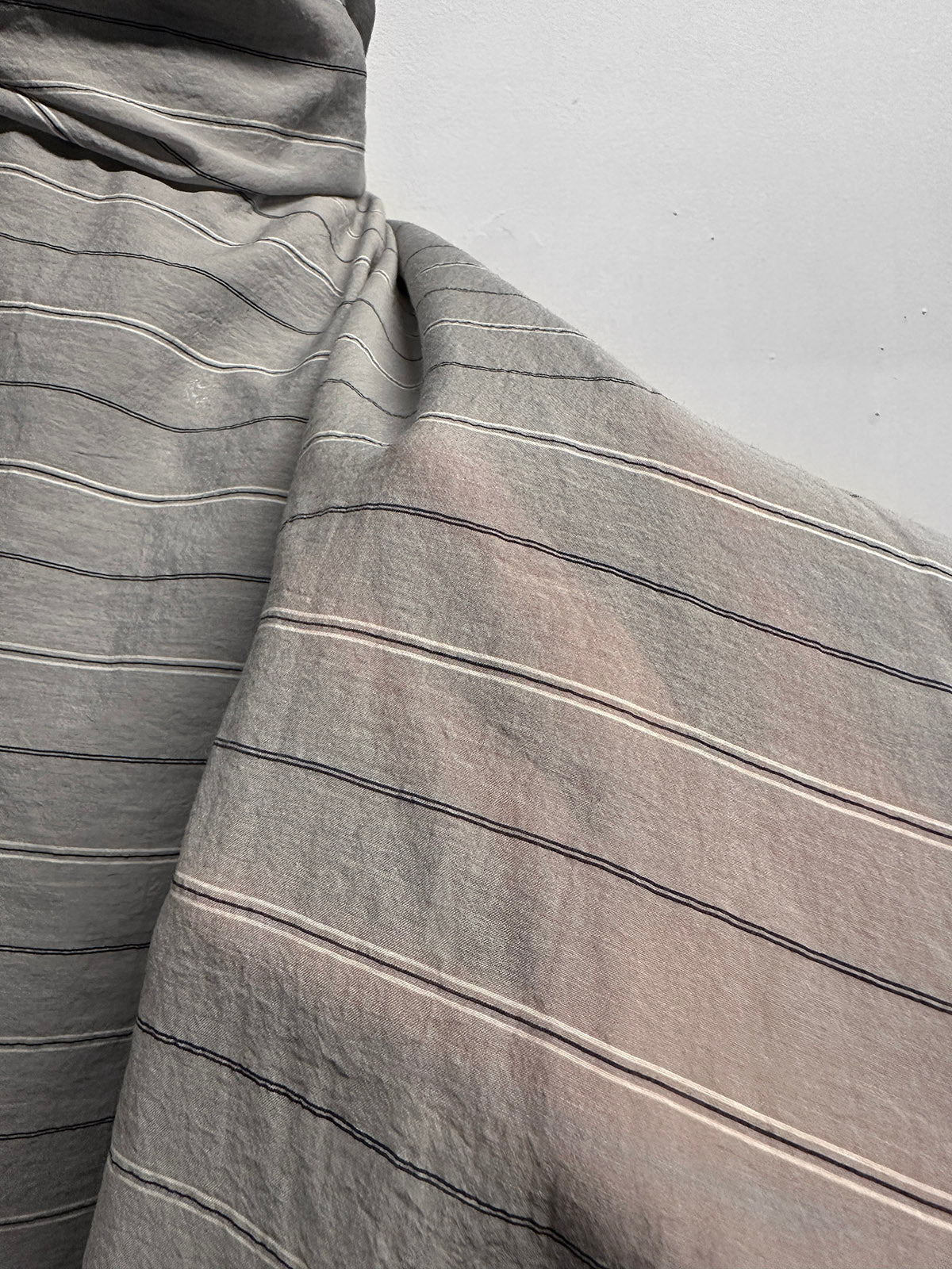 Italian Fine Cotton Voile Pinstripe - L'Etoffe Fabrics LLC