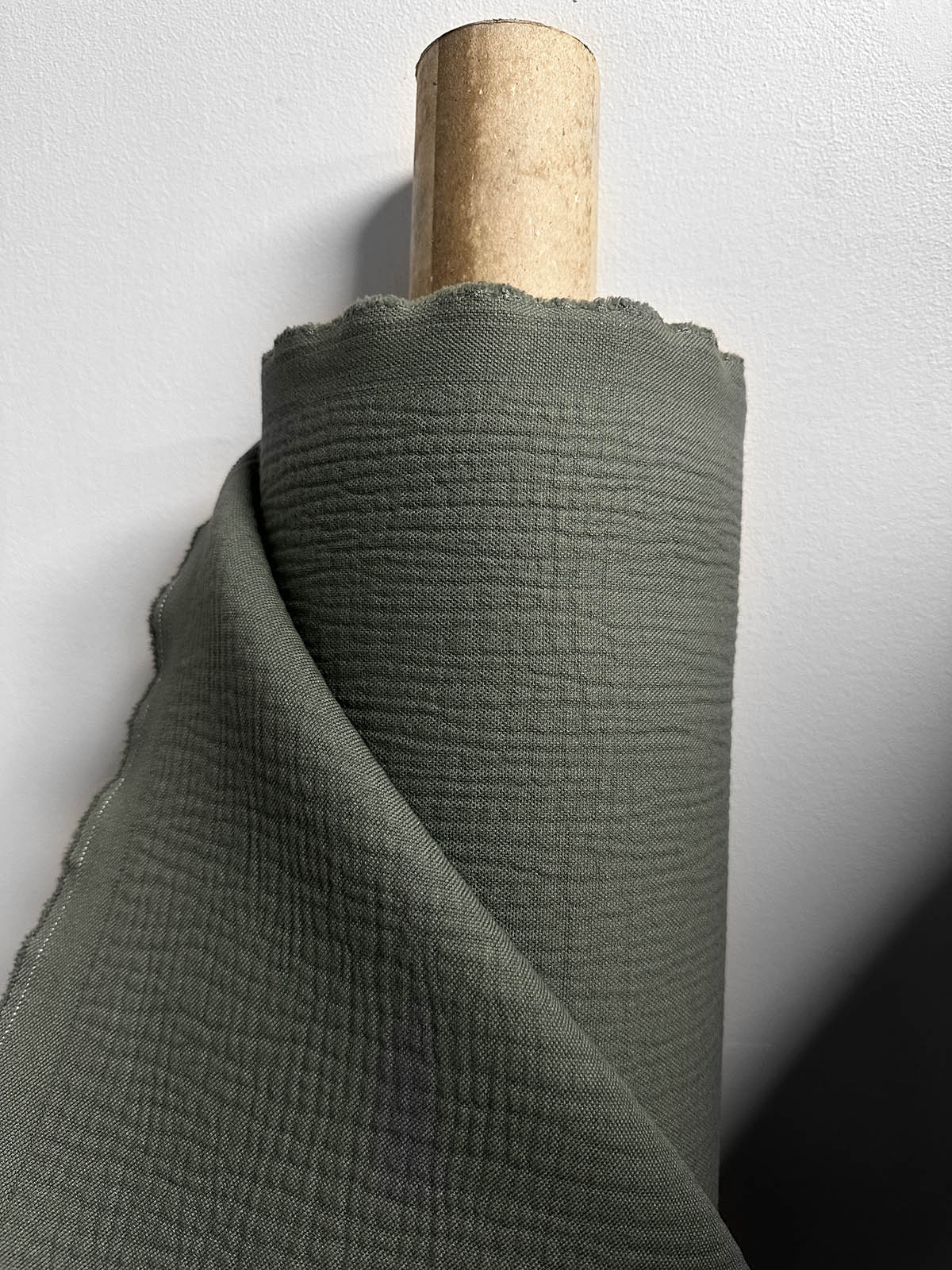 Italian Heavy Double Cotton Coating in Moroccan Mud - L'Etoffe Fabrics LLC