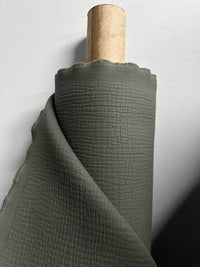 Italian Heavy Double Cotton Coating in Moroccan Mud - L'Etoffe Fabrics LLC