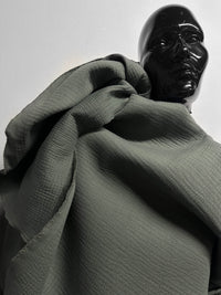 Italian Heavy Double Cotton Coating in Moroccan Mud - L'Etoffe Fabrics LLC