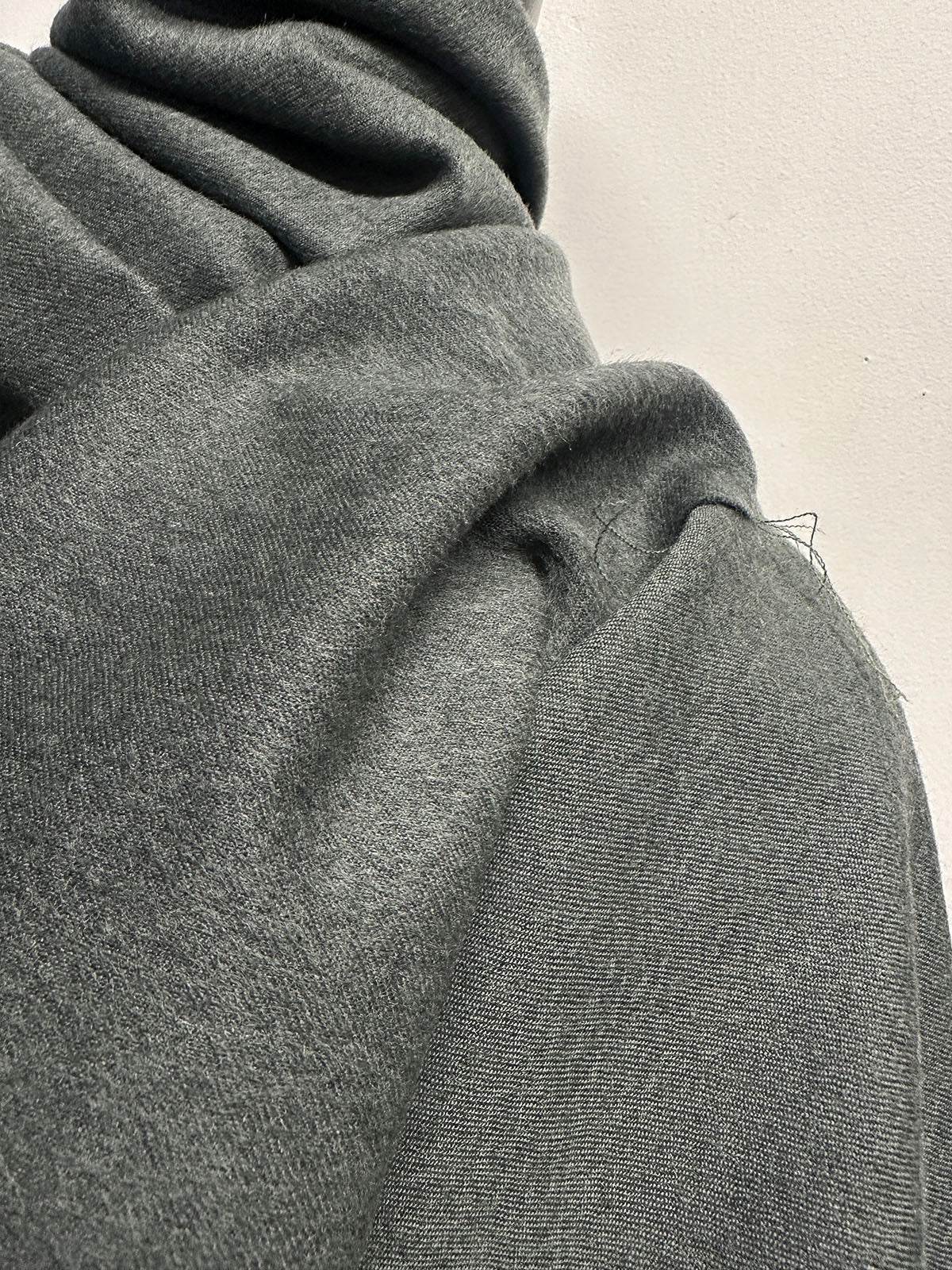 Italian Iron Rust Flannel Jacket Weight Wool - L'Etoffe Fabrics LLC