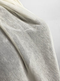 Italian Ivory Tissue Weight Cotton Jersey - L'Etoffe Fabrics LLC