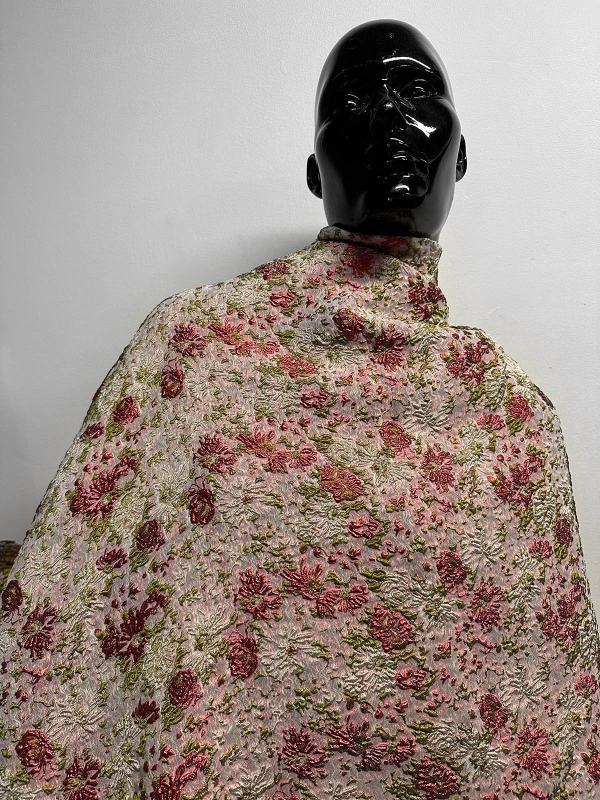 Italian Jacquard Fancy Roses Garden Party - L'Etoffe Fabrics LLC
