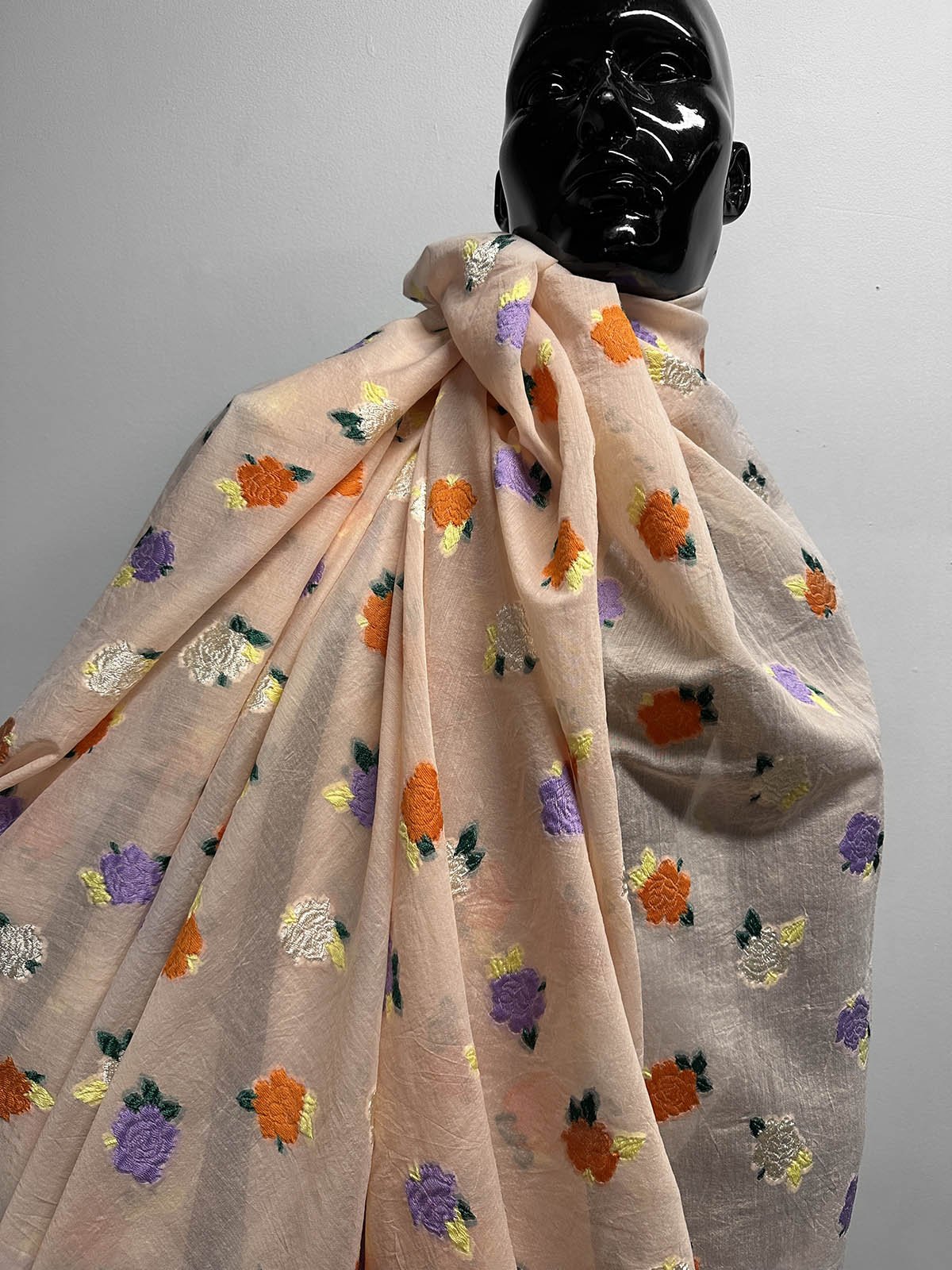 Italian Jacquard Floral Garden Party - L'Etoffe Fabrics LLC