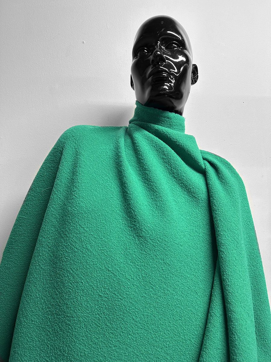 Italian Jade Green Soft Bouclé - L'Etoffe Fabrics LLC