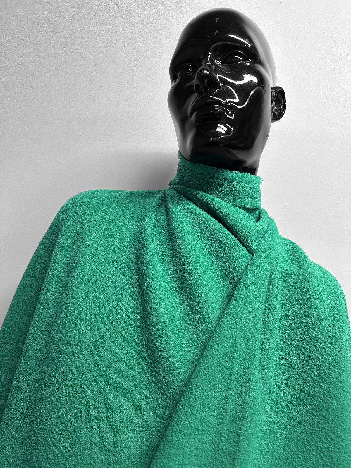 Italian Jade Green Soft Bouclé - L'Etoffe Fabrics LLC