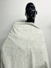 Italian Light Poplin Moonstone Print Fabric Sagebrush - L'Etoffe Fabrics LLC