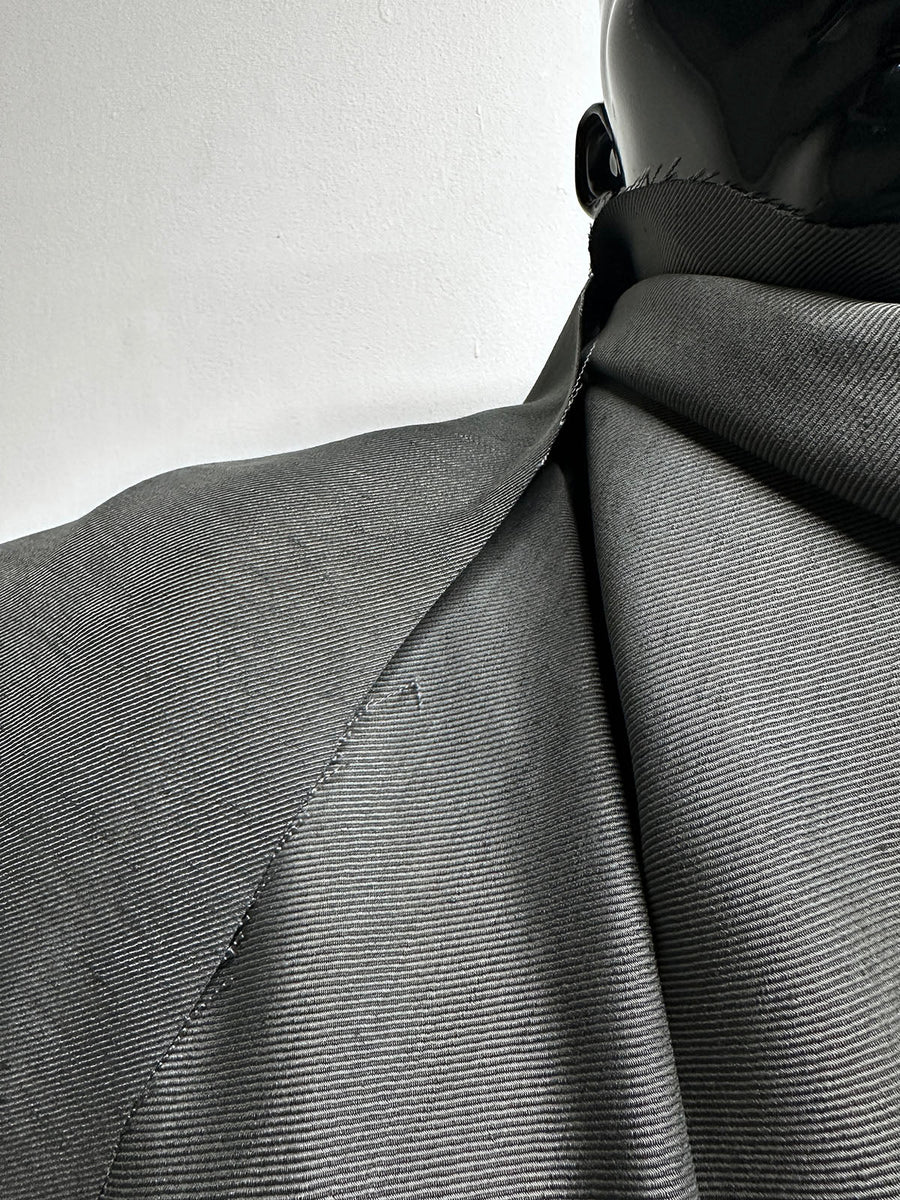 Italian Linen Lycocell Moroccan Mud Pantweight - L'Etoffe Fabrics LLC