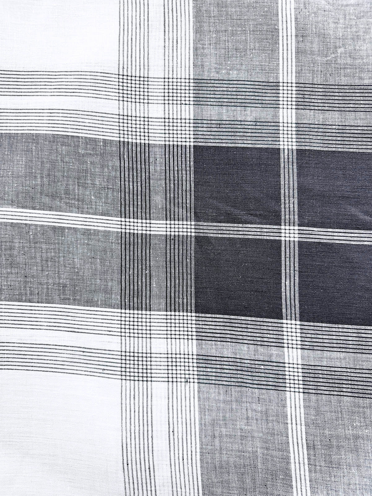 Italian Linen Plaid Shirting - L'Etoffe Fabrics LLC