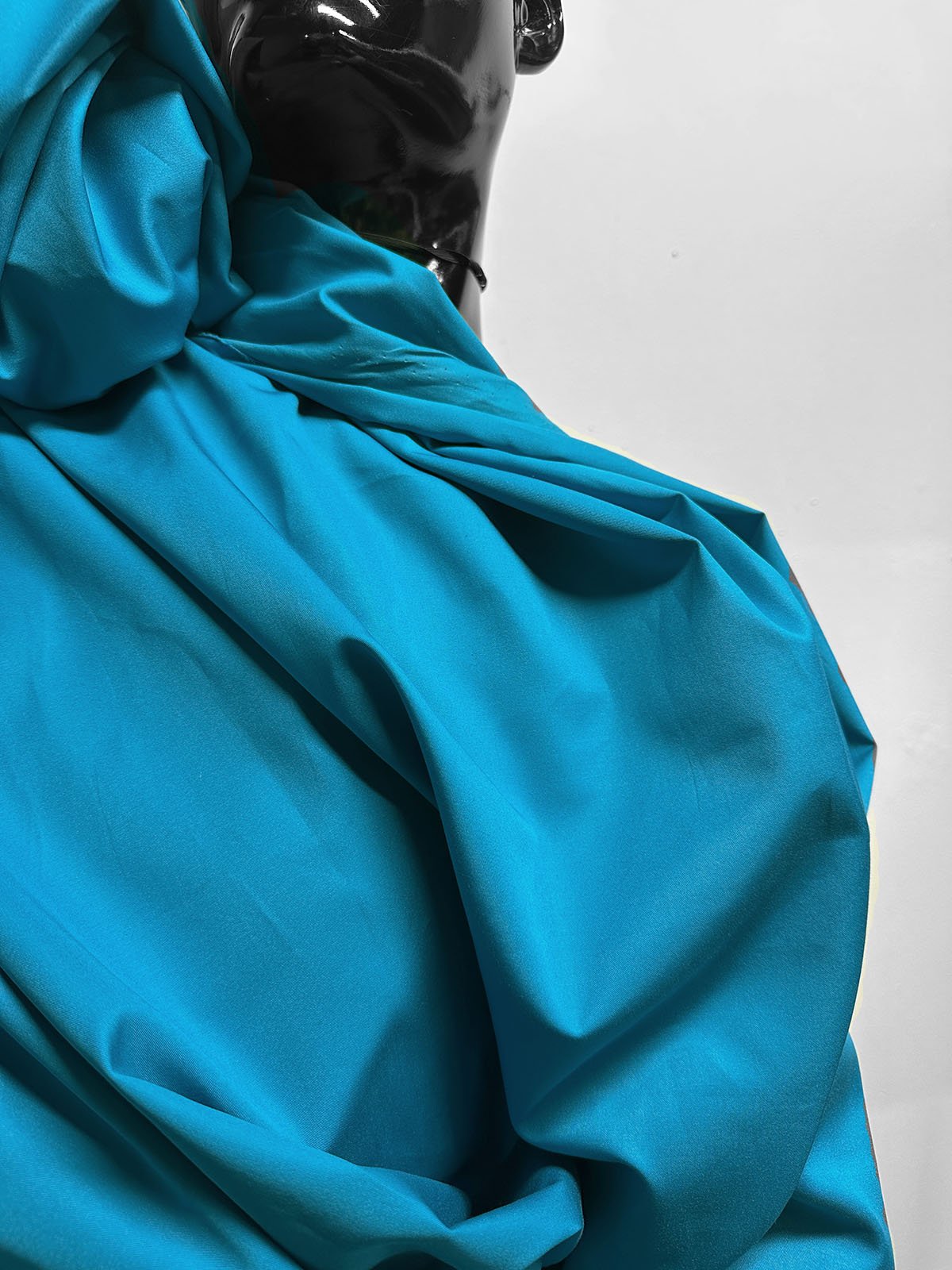 Italian Luxury Deadstock Turquoise Shirting - L'Etoffe Fabrics LLC