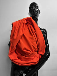 Italian Luxury Red Cotton Gabardine Crepe Suiting - L'Etoffe Fabrics LLC