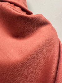 Italian Luxury Salmon Virgin Wool Angora Coating - L'Etoffe Fabrics LLC