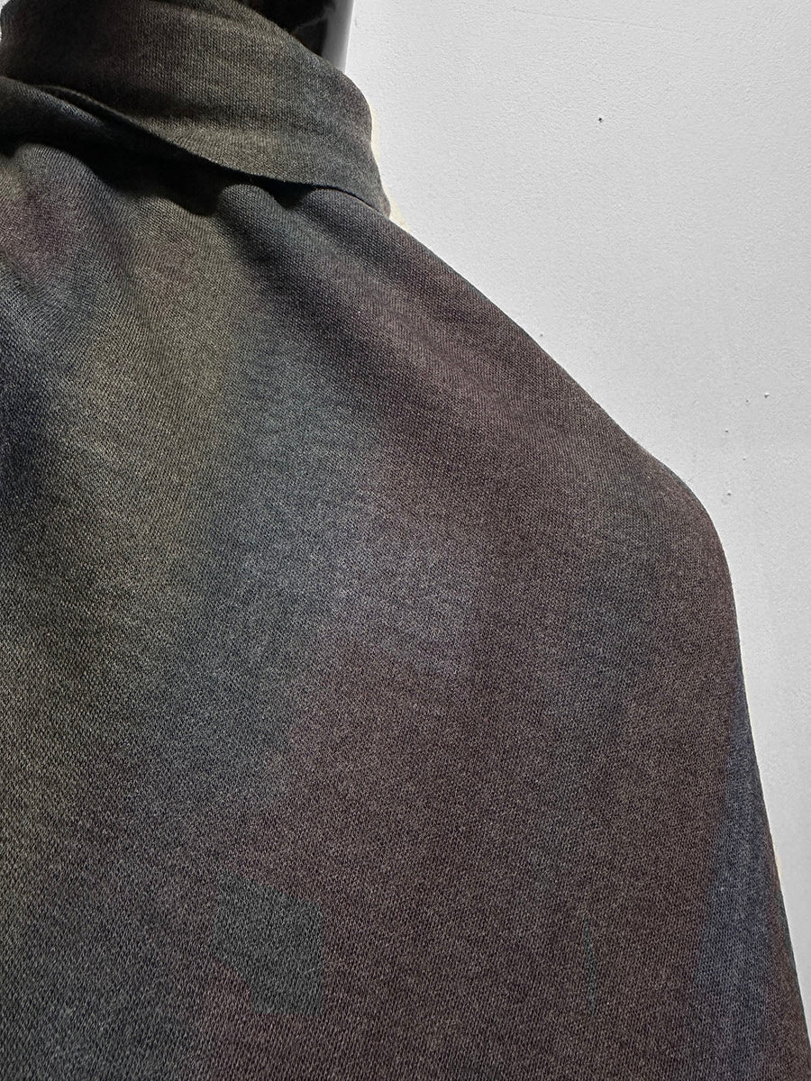 Italian Luxury Super Soft Virgin Wool Knit Streaked Khaki Wine Navy - 13 - L'Etoffe Fabrics LLC