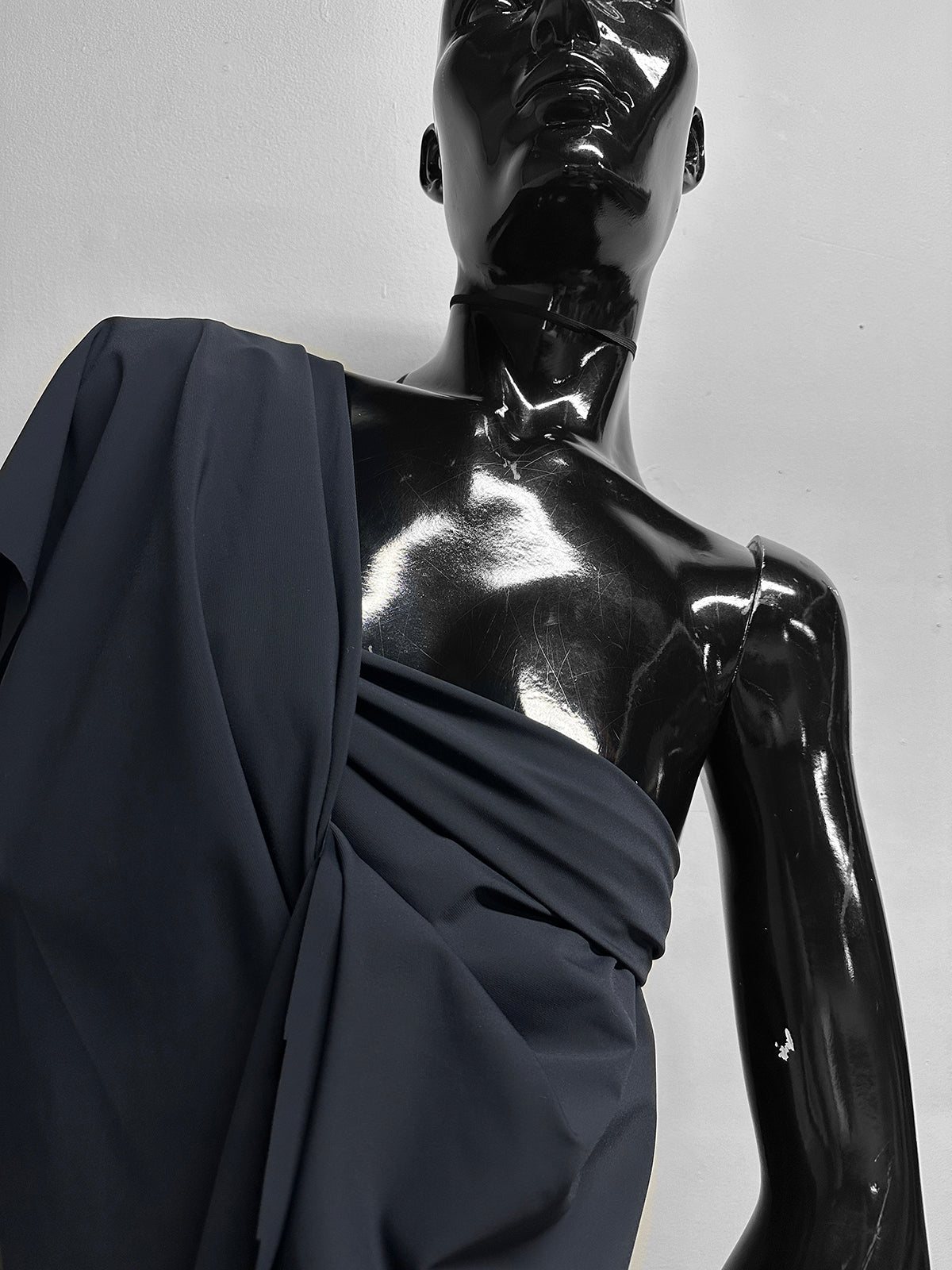 Italian Midnight Minimal Matte Firm Swimwear - L'Etoffe Fabrics LLC
