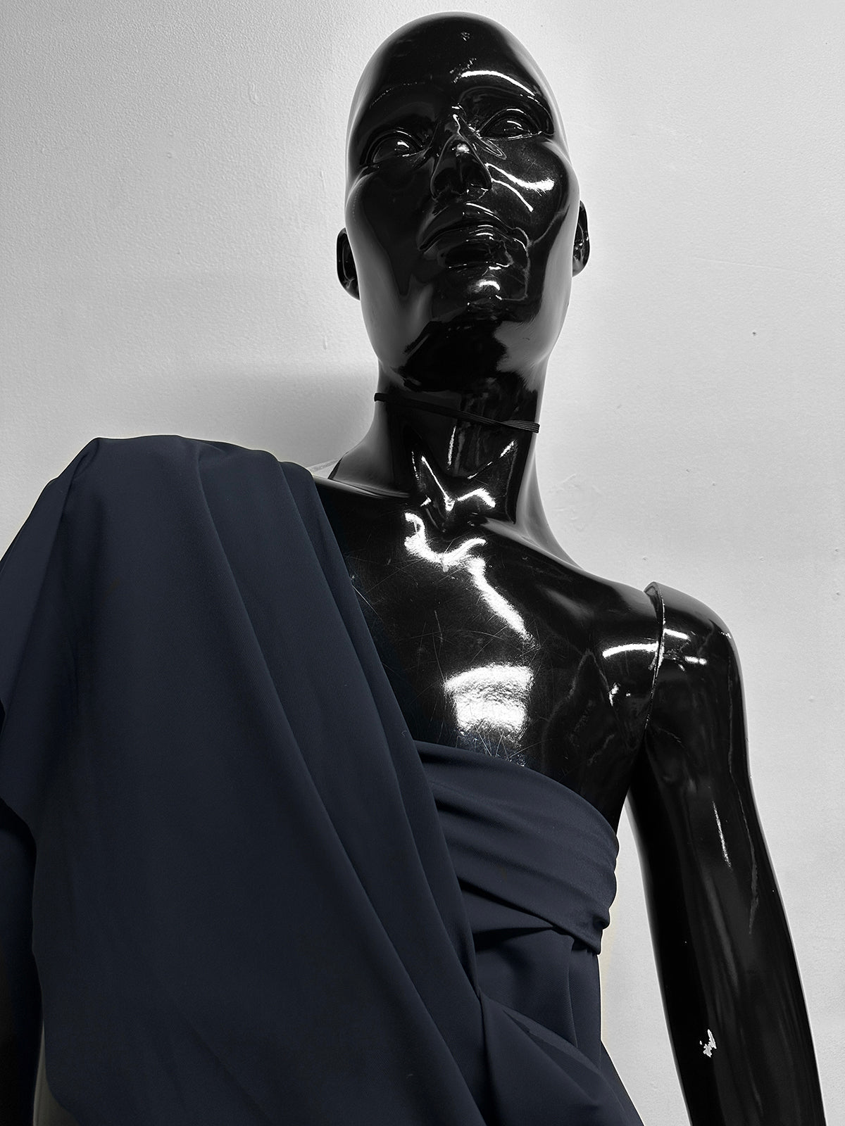 Italian Midnight Minimal Matte Firm Swimwear - L'Etoffe Fabrics LLC