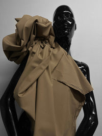 Italian Organic Cotton Shirting Taupe - L'Etoffe Fabrics LLC