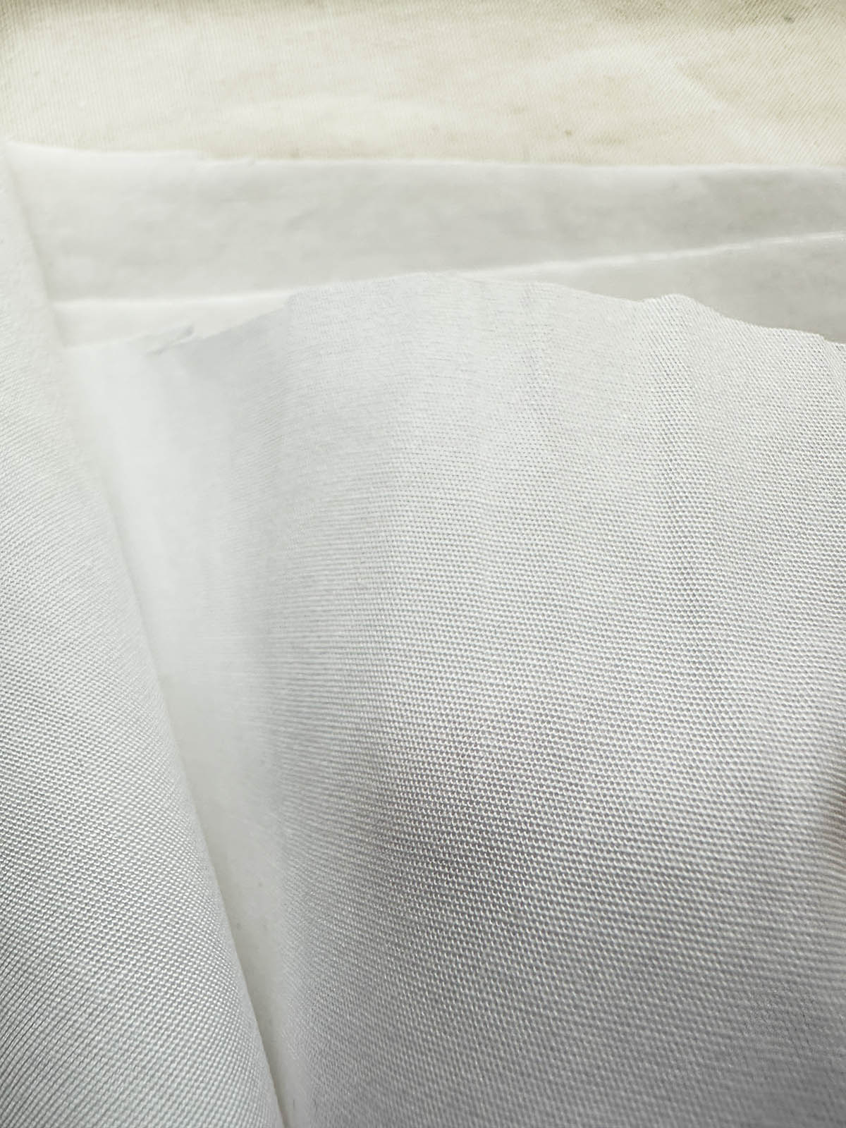 Italian Organic Crisp Bright White Cotton Shirting - L'Etoffe Fabrics LLC