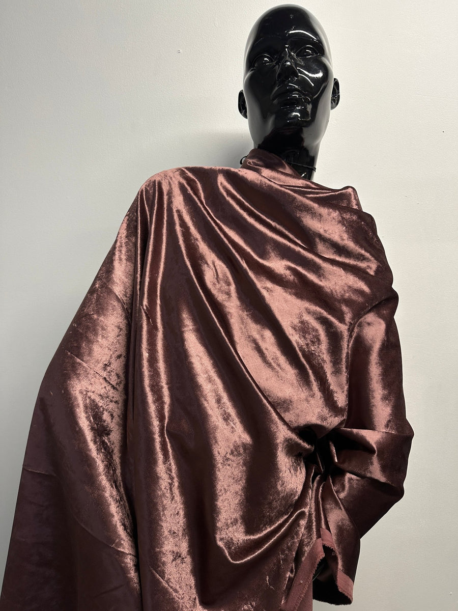 Italian Panné Mauve Velvet - L'Etoffe Fabrics LLC