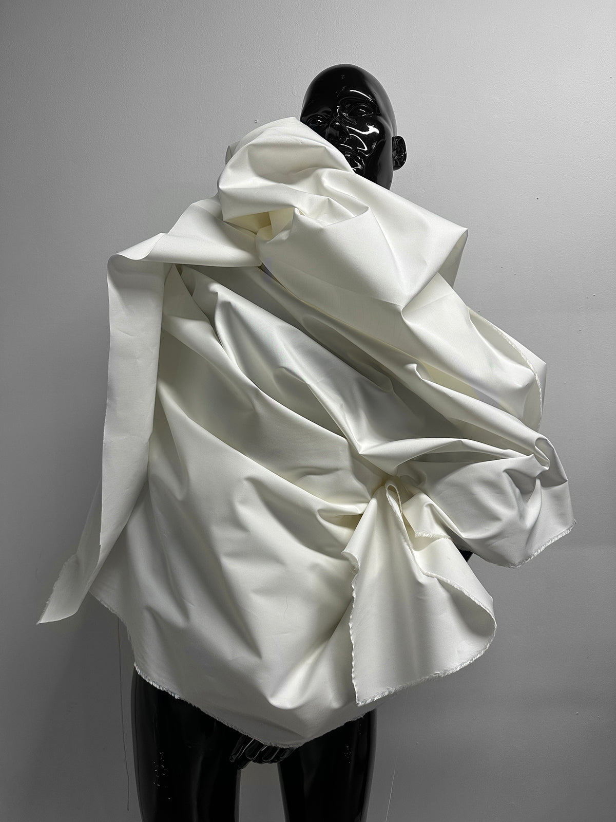Italian Perfect Crisp White Cotton Shirtings With Body - L'Etoffe Fabrics LLC