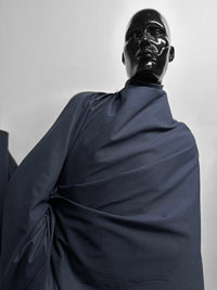 Italian Refined Brushed Cotton Canvas Navy - L'Etoffe Fabrics LLC