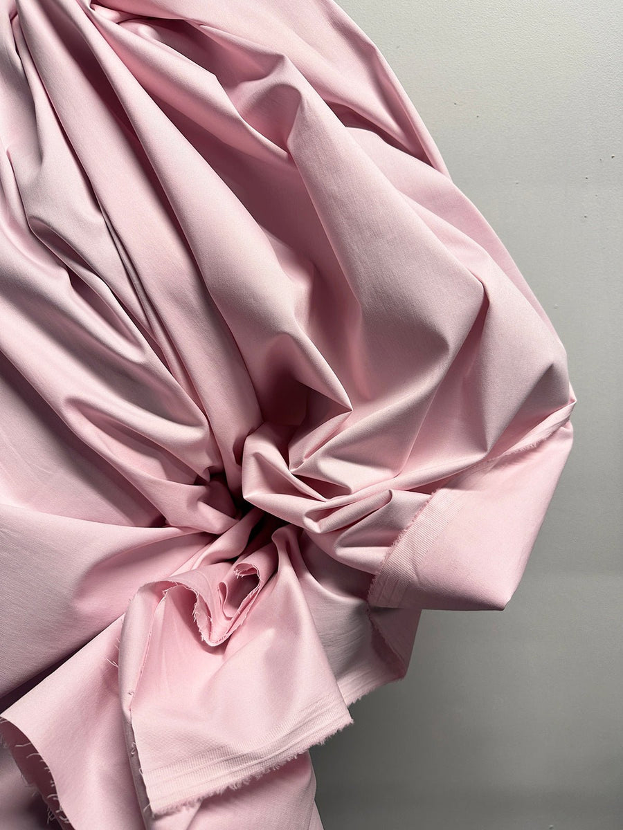 Italian Refined Luxury Powder Cotton Twill Suiting - L'Etoffe Fabrics LLC