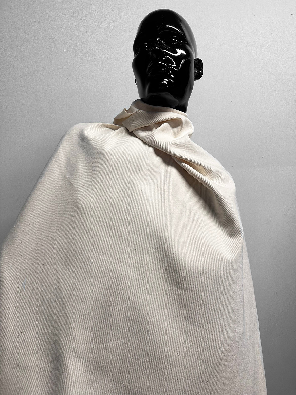 Italian Refined Unbleached Cotton Twill Fabric - L'Etoffe Fabrics LLC