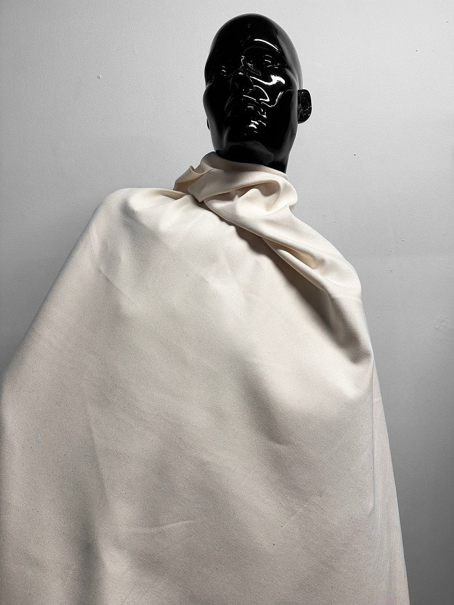 Italian Refined Unbleached Cotton Twill Fabric - L'Etoffe Fabrics LLC