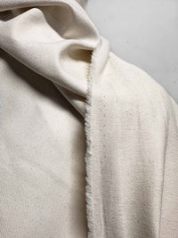Italian Refined Unbleached Cotton Twill Fabric - L'Etoffe Fabrics LLC