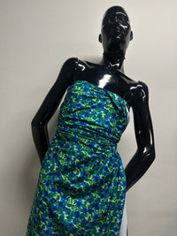 Italian Retro Floral Swimsuit Fabric - L'Etoffe Fabrics LLC