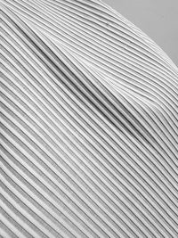 Italian Seasonal Crisp White Tucked Shirting - L'Etoffe Fabrics LLC