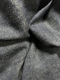 Italian Silk Linen Slub Denim - L'Etoffe Fabrics LLC