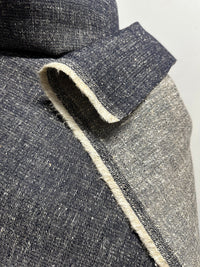 Italian Silk Linen Slub Denim - L'Etoffe Fabrics LLC