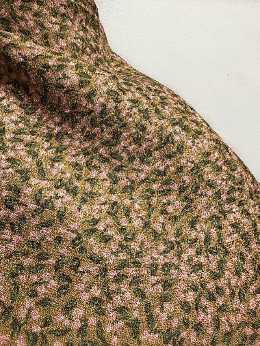 Italian Simple Ditsy Floral Viscose Crepe - L'Etoffe Fabrics LLC